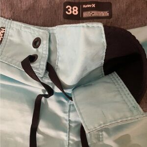 Hurley mens‎ sz 38 Aqua Blue Board Shorts